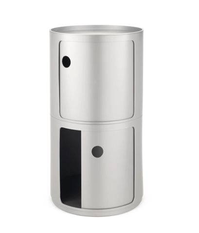 Kartell COMPONIBILI CLASSIC BIG Storage Unit by Anna Castelli Ferrieri - Silver