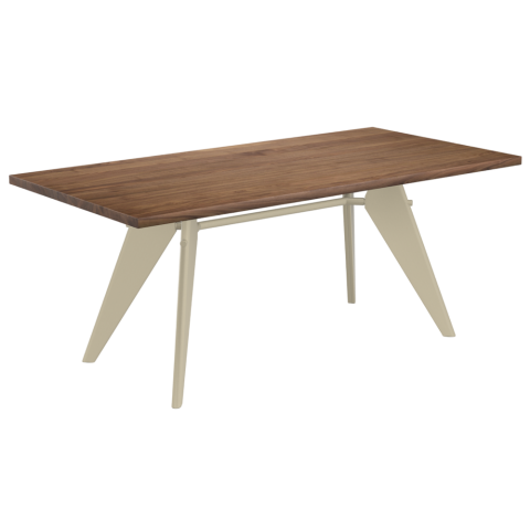 Vitra EM Table by Jean Prouve - American Walnut