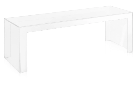 Kartell Invisible Side Table by Tokujin Yoshioka - Invisible Tables