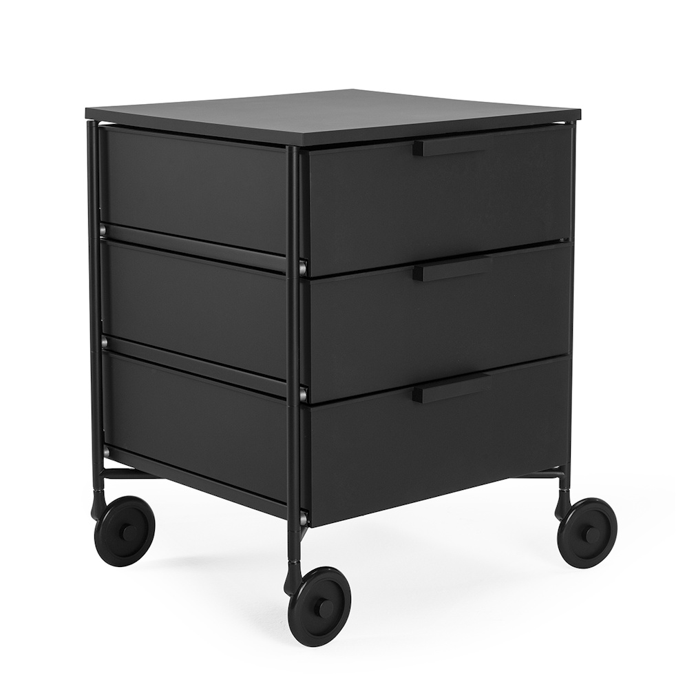 Kartell MOBIL MAT 3-Drawer Storage Carts by Antonio Citterio