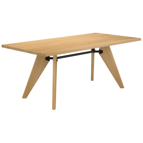 Vitra S.A.M. Bois Table by Jean Prouvé