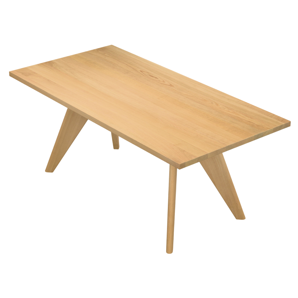 Vitra S.A.M. Bois Table by Jean Prouvé Stardust Modern