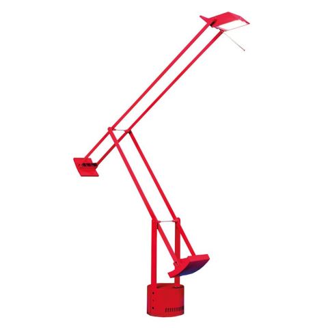 Artemide TIZIO Red Classic Table Lamp by Richard Sapper - Limited Edition