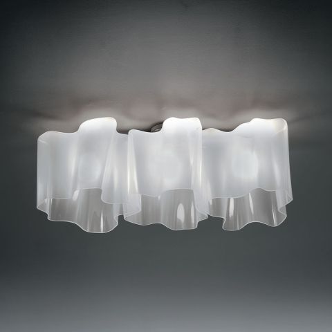 Artemide LOGICO Mini Triple Linear Ceiling Lamp by Michele De Lucchi & Gerhard Reichert
