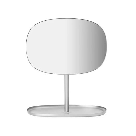 Normann Copenhagen 'Flip' Makeup Mirror in Matte Steel