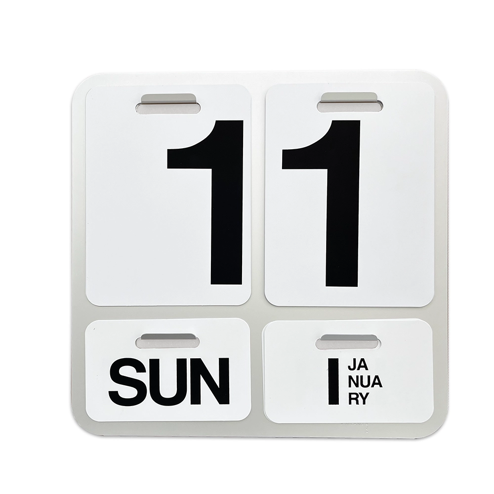Enzo Mari Formosa Perpetual Wall Calendar Stardust Modern