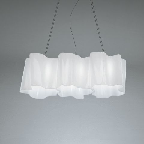 Artemide LOGICO Micro Triple Linear Suspension Light by Michele De Lucchi & Gerhard Reichert
