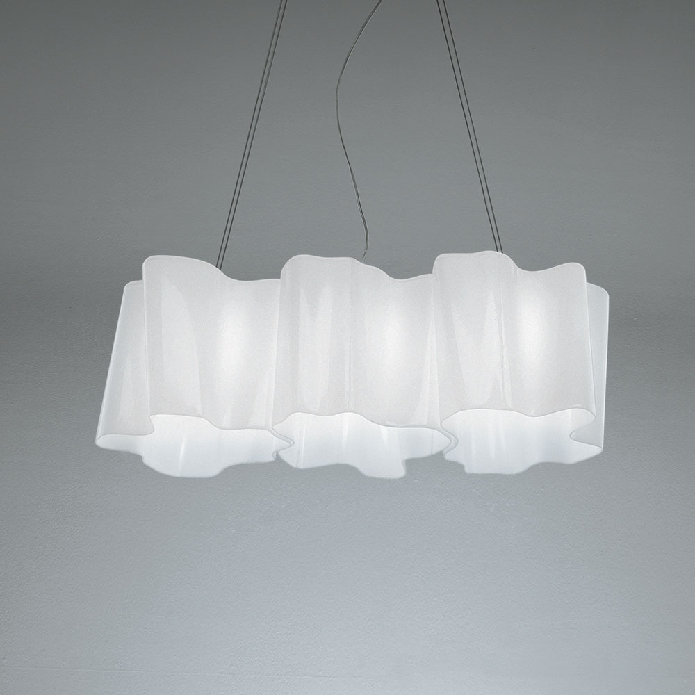 Artemide LOGICO Mini Triple Linear Suspension Light by Michele De