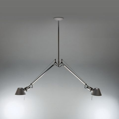 Artemide TOLOMEO Double Suspension Light by Michele De Lucchi & Giancarlo Fassina