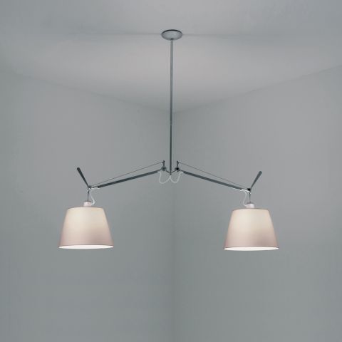 Artemide TOLOMEO Double Shade Suspension Light by Michele De Lucchi & Giancarlo Fassina