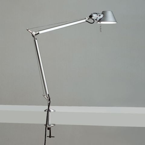 Artemide TOLOMEO Mini Modern Table Lamp With Clamp by Michele De Lucchi & Giancarlo Fassina