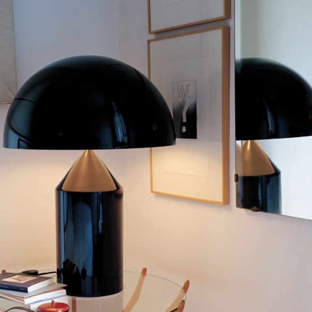 Oluce Atollo Metal Table Lamp by Vico Magistretti Stardust Modern