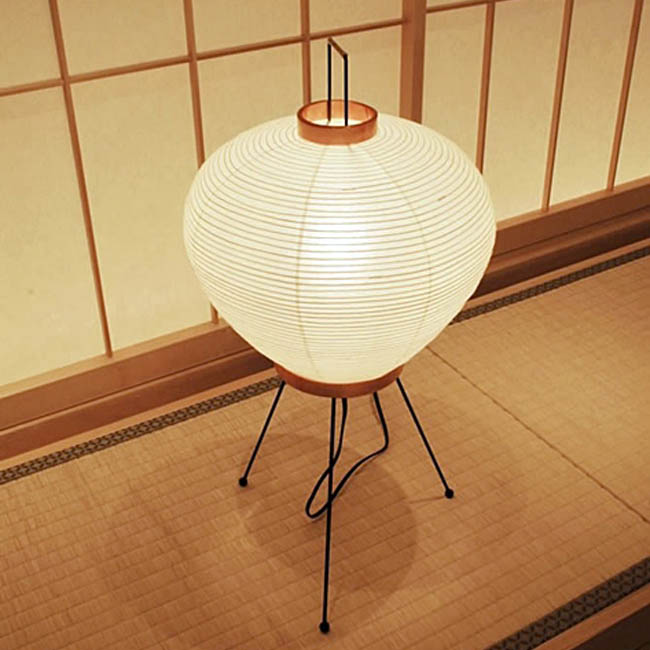 Rice Paper Table Lamp Design Ideas
