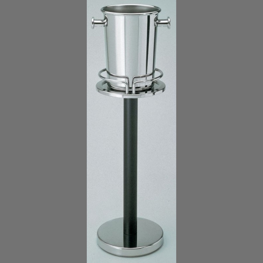 metal ice bucket with stand