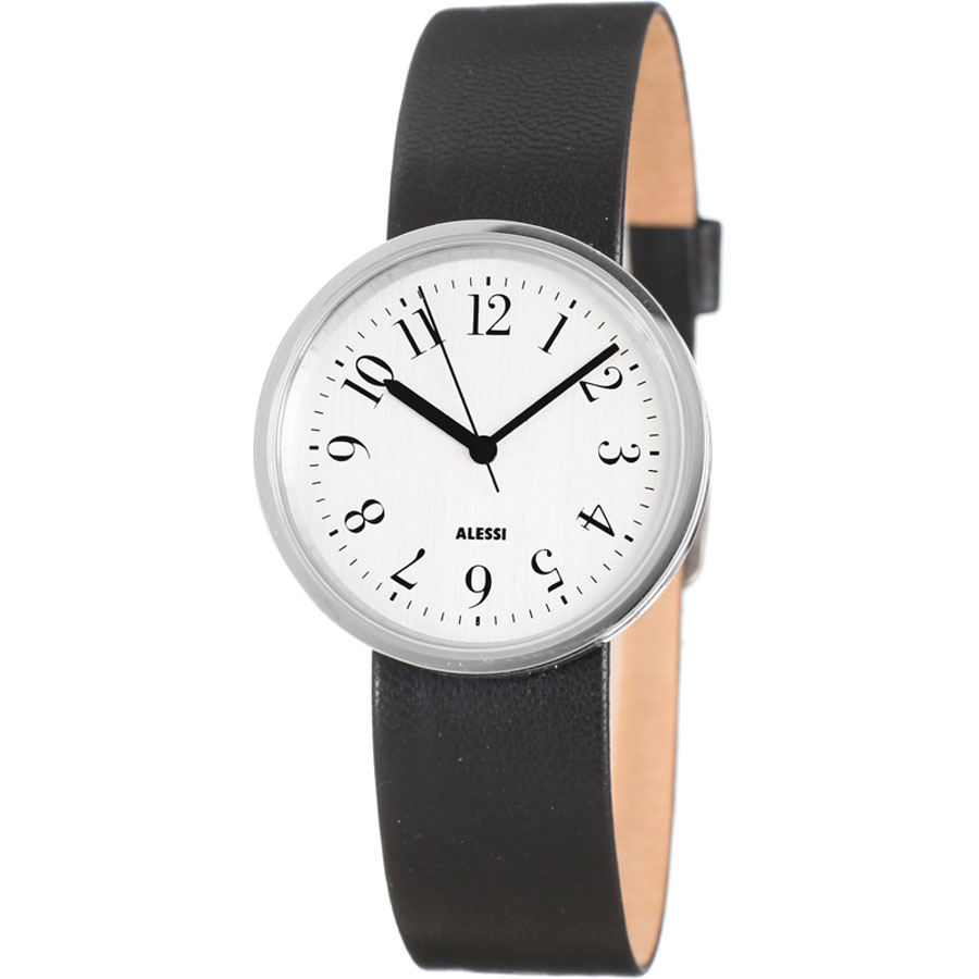 Alessi Watch Buy The Alessi Brown Out Time Watch Utility Design - Alessi Al Record Ladies Watch White Dial W Black Band Alessi alessi watch buy the alessi brown out time watch utility design - alessi al record ladies watch white dial w black band alessi