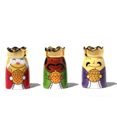 Alessi Re Magi 3 Kings Porcelain Christmas Figurines