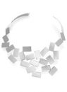 Alessi Stainless Steel Fiato Sul Collo Necklace