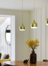 Alvar Aalto A330S Golden Bell Pendant Lamp by Artek