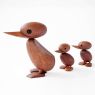 Hans Bolling Wooden Duck and Duckling