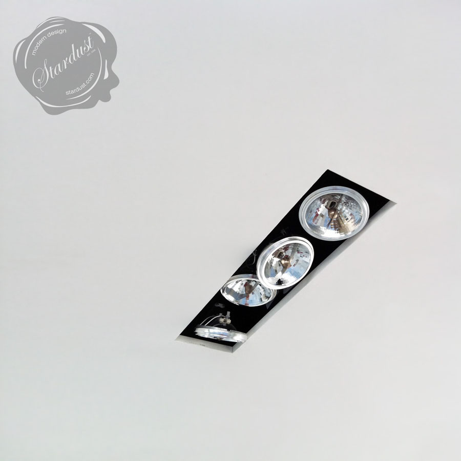 Artemide Recessed Light Fixture Nothing Rectangular 4 Lamps Stardust Artemide Recessed Light Fixture