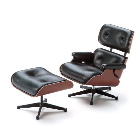 Vitra Miniature 5.5-inch Eames Lounge Chair and Ottoman
