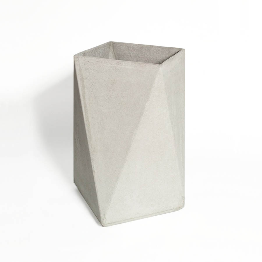 Fiberconcrete⢠Tall Square Planter () Stardust - Close fiberconcrete⢠tall square planter () stardust - close