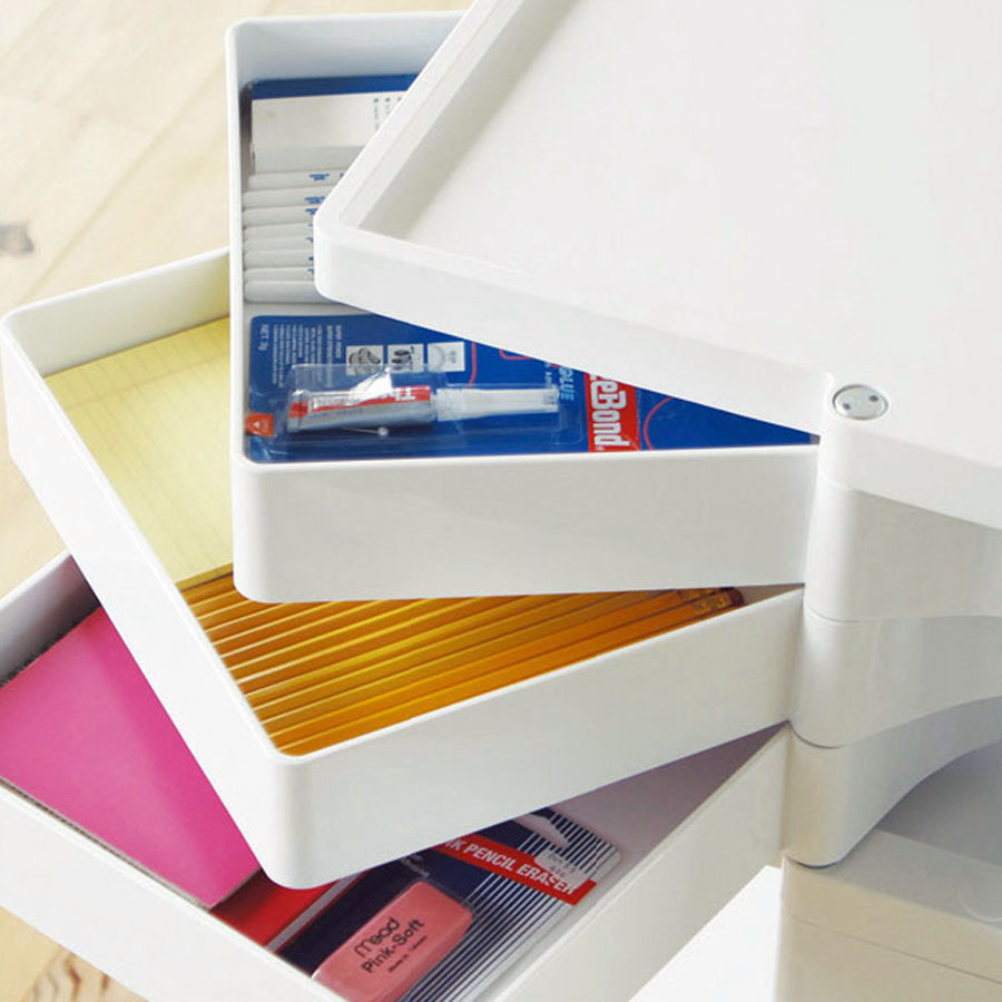 Desk Drawer Organizers with Trays