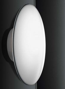 Louis Poulsen AJ Eklipta Glass Wall- or Ceiling Lamp by Arne Jacobsen