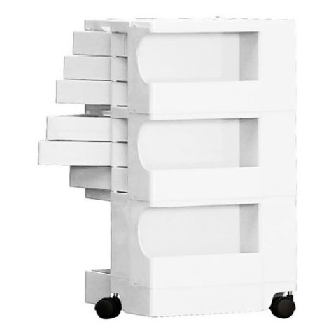 Joe Colombo Boby Mobile Office Organizer B36 - 3 Sections + 6 Drawers