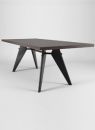 Vitra EM Table by Jean Prouve in Solid Smoked Oak