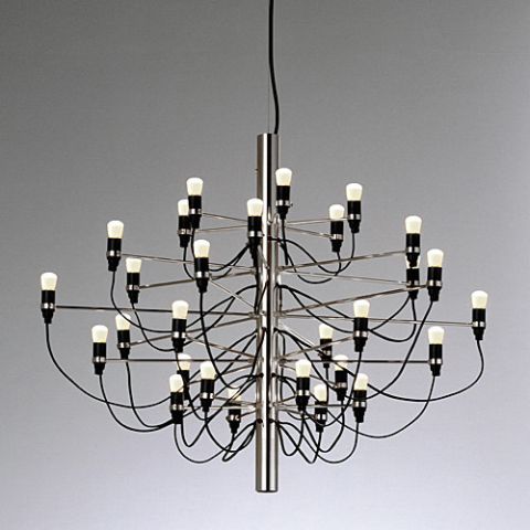 Flos Model 2097 30 Modern Chandelier by Gino Sarfatti