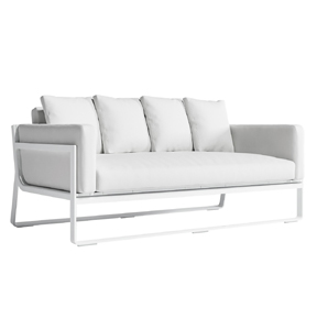 Gandia Blasco Flat Modern Outdoor Sofa with Arm Rests