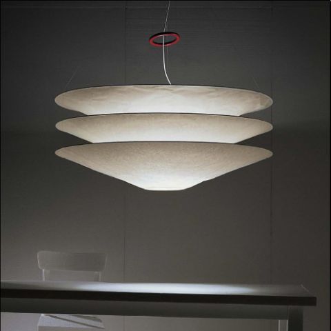 Ingo Maurer Floatation Paper Lamp Shade Suspension Light