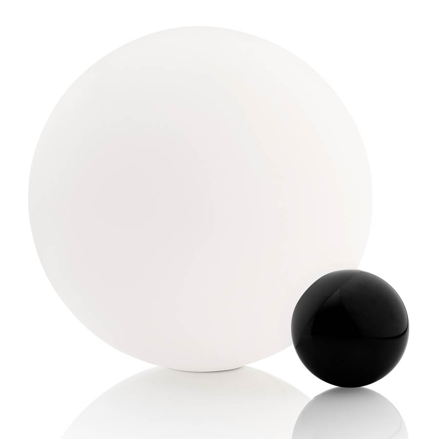 Flos Copycat Table Lamp By Michael Anastassiades Stardust Flos Copycat Lamps F19520 Round Ball Glass Table Lamp Opal White