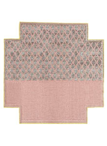 Gandia Blasco Mangas Space Rhombus Square Pink Rug
