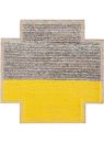 Gandia Blasco Mangas Space Plait Square Yellow Rug