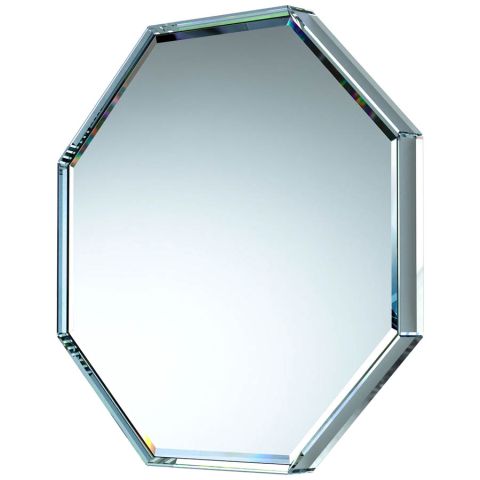 Glas Italia Prism Octagonal Wall Mirror by Tokujin Yoshioka