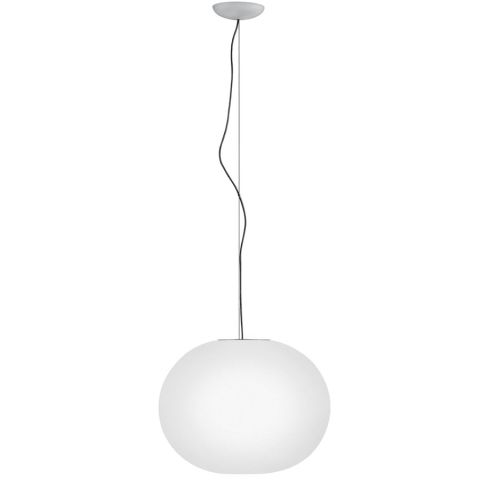 Flos Glass Glo Ball Pendant Light by Jasper Morrison