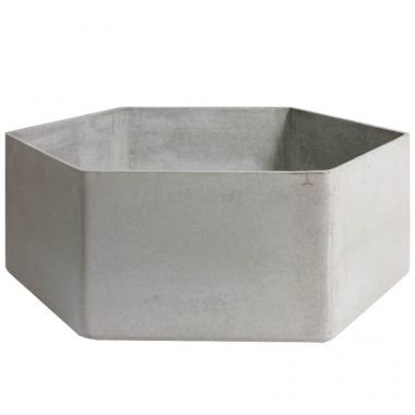 HEXAGON Large Mid Century Modern Architectural Planter