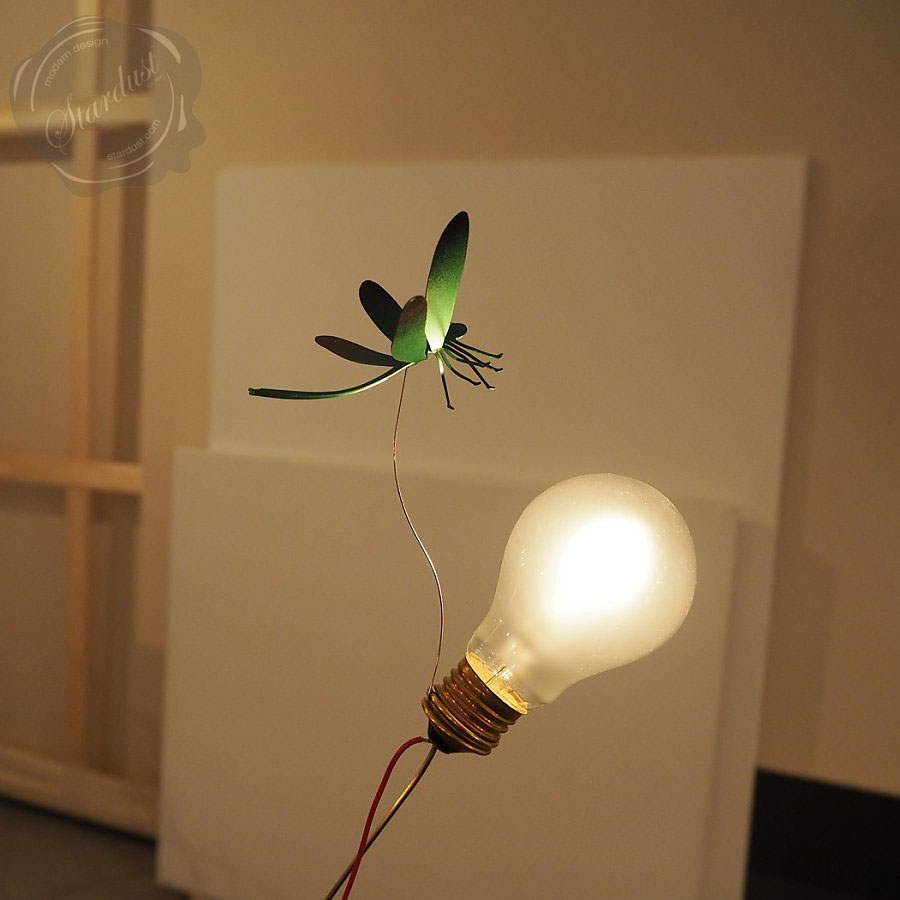 Ingo Maurer I Ricchi Poveri Bzzzz Dragonfly Table Lamp Stardust Ingo Maurer I Ricchi Poveri Bzzzz Dragonfly Table Lamp