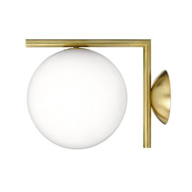 Flos IC Scone | Opal Glass IC C/W Wall Sconce by Flos Lighting