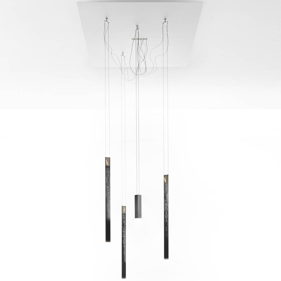 Ingo Maurer Flying Flames Ceiling Canopy Stardust Modern