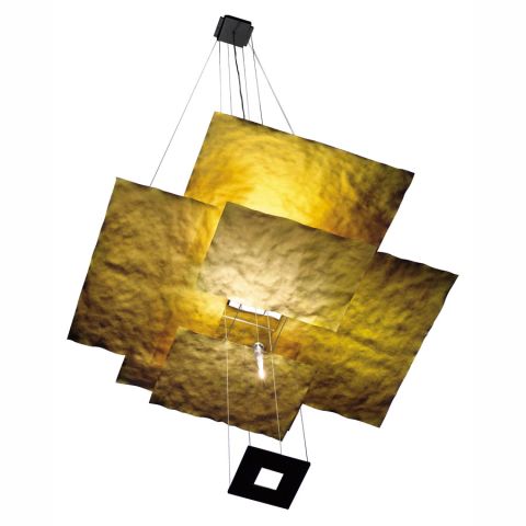 Oh Mei Ma Gold Pendant Light | Ingo Maurer
