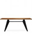 Vitra EM Table Solid American Walnut by Jean Prouve