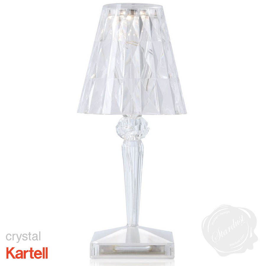 Kartell Portable Led Rechargeable Battery Table Lamp Stardust Kartell Portable Led Rechargeable Battery Table Lamp