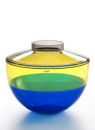 Shibuya Vase in Grey Yellow Blue - Kartell Shibuya Vase