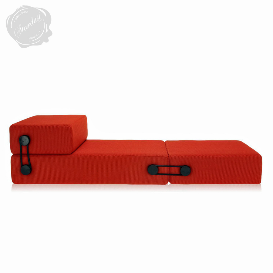Trix® Convertible Folding Sleeper Sofa Guest Bed Kartell - Kartell Trix® Modern Pullout Futon trix® convertible folding sleeper sofa guest bed kartell - kartell trix® modern pullout futon