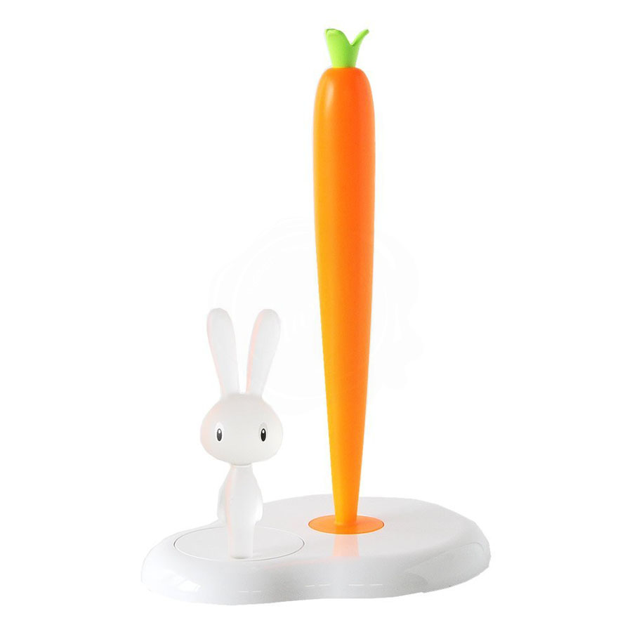 Uncategorized Bunny Kitchen Appliances alessi asg42 bunny carrot modern standing 13 5 paper towel with holder for kitchen