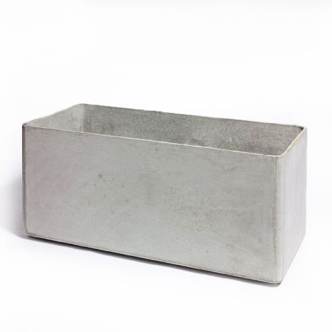 Modern Outdoor Planters: Rectangular Low Planter Pot 18" h