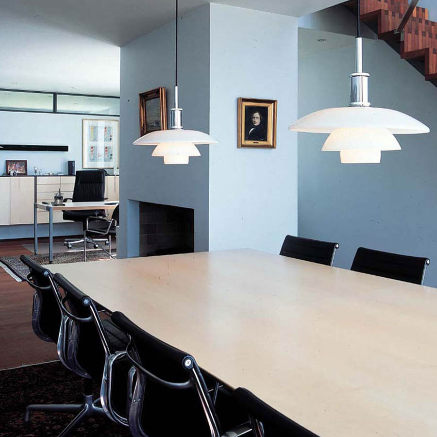 Louis Poulsen Ph 4 1 2 Modern Glass Pendant Lamp By Poul Henningsen